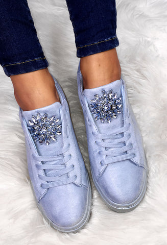 Blue Suede Trainers