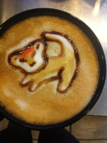 Lion King Latte Art